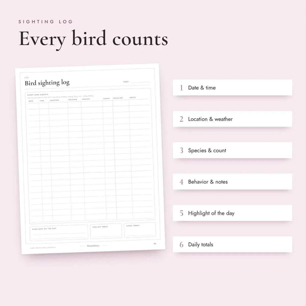 Bird Watching Journal, image 3