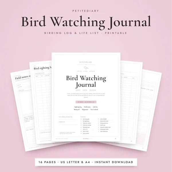 Bird Watching Journal