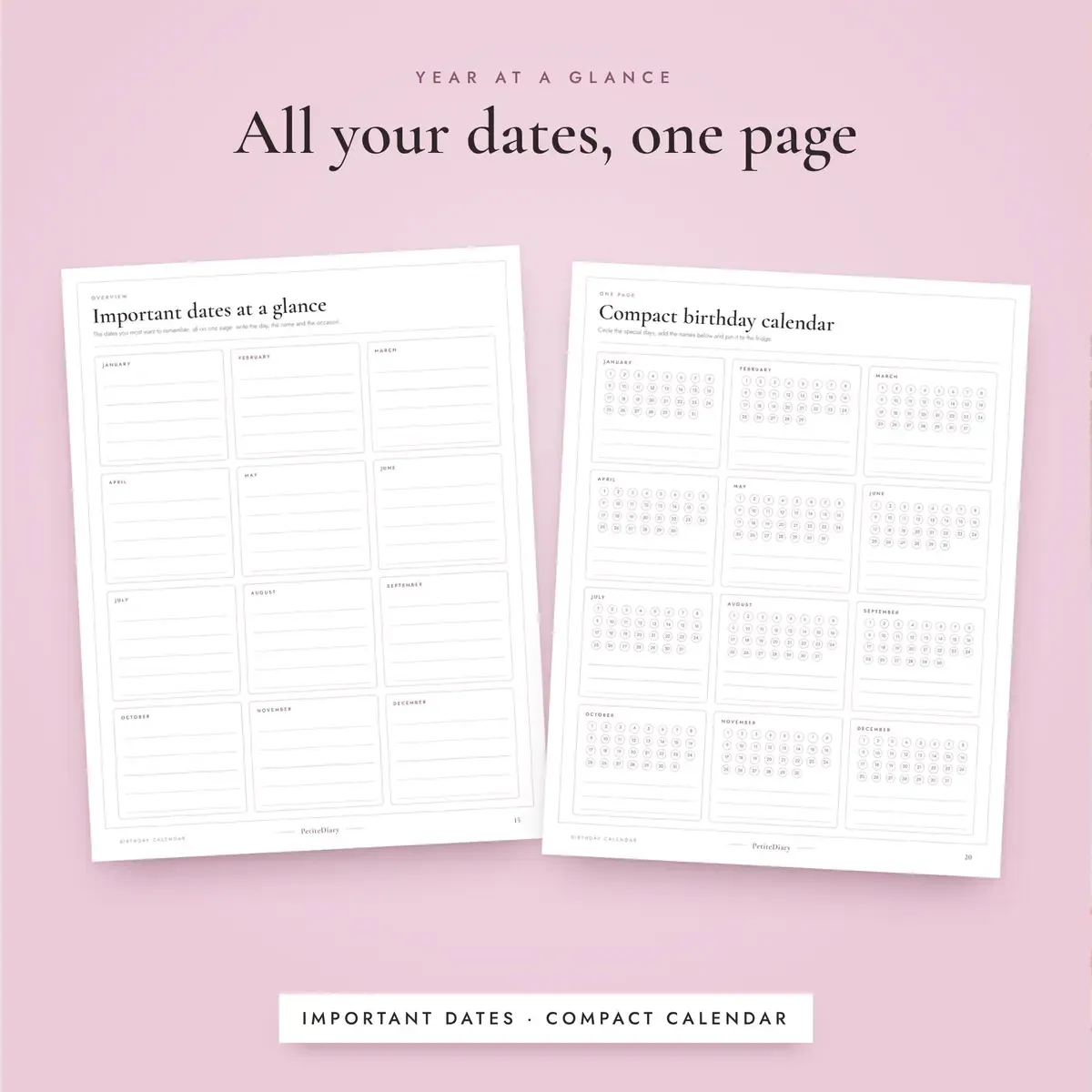 Birthday Calendar, image 4