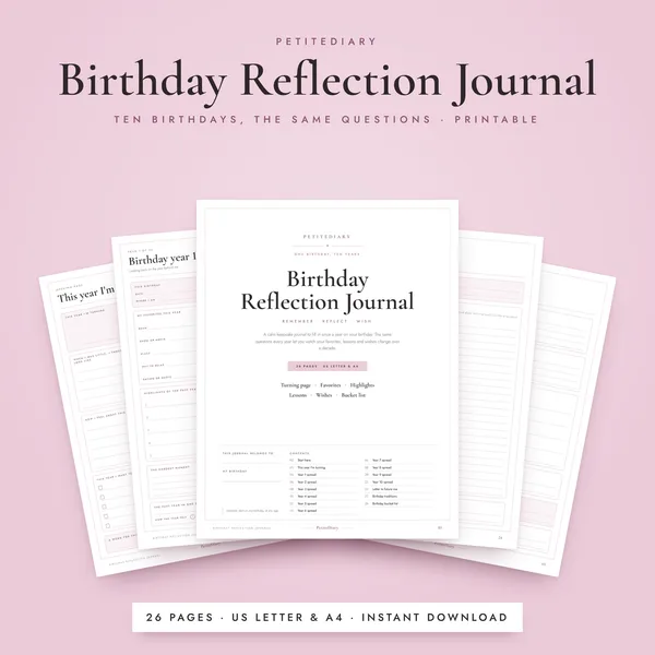 Birthday Journal