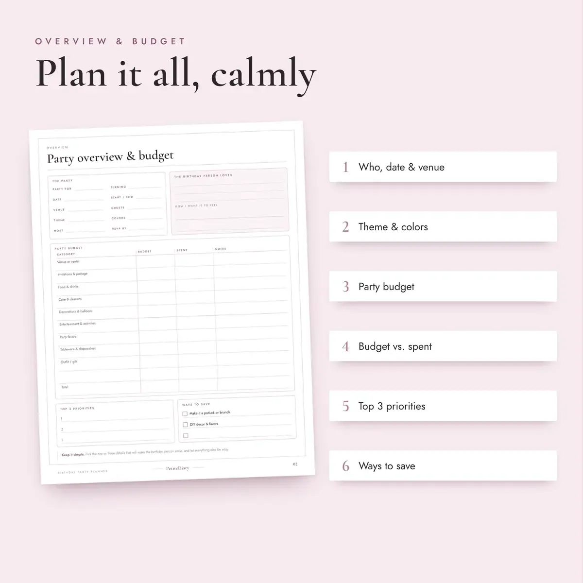 Birthday Party Planner, image 3