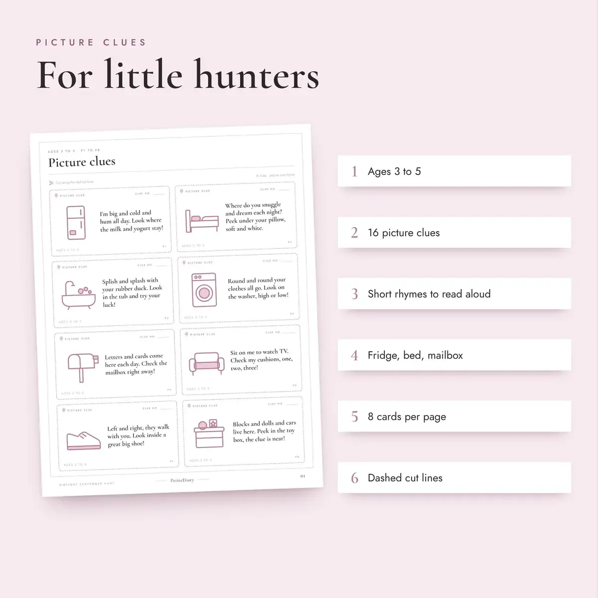 Birthday Scavenger Hunt for Kids, image 3