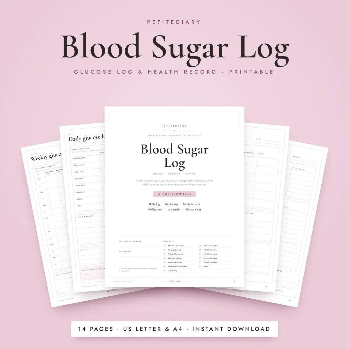 Blood Sugar Log