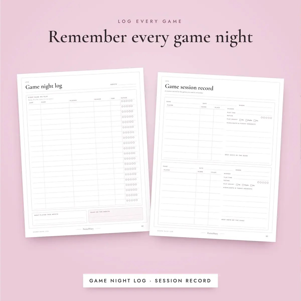 Board Game Log, image 4