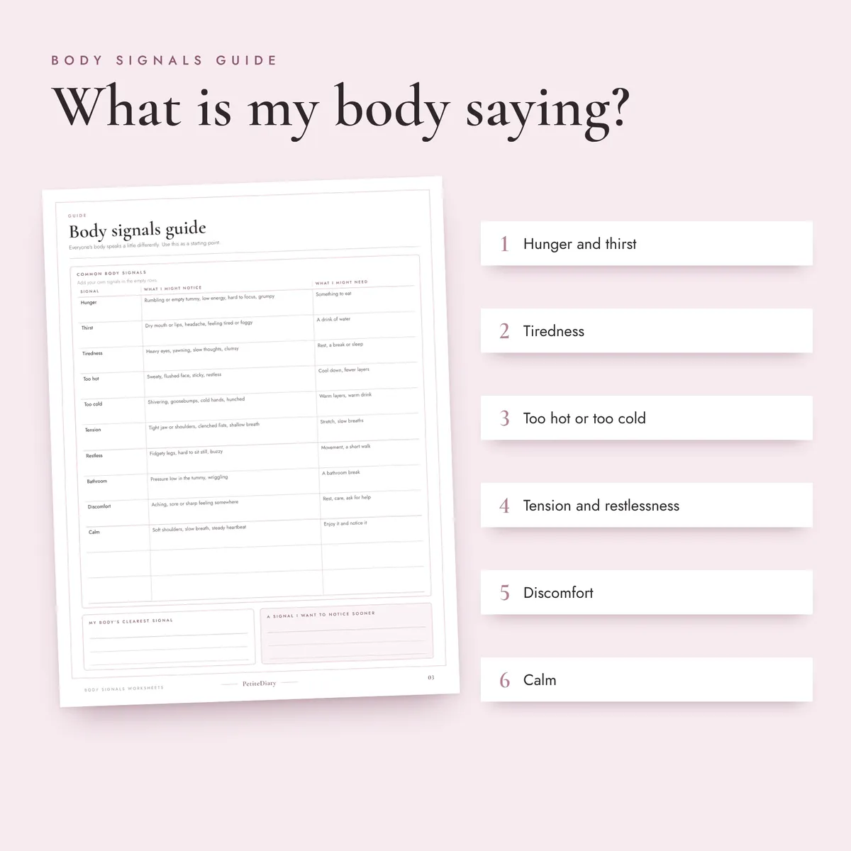 Body Sensations Chart, image 3
