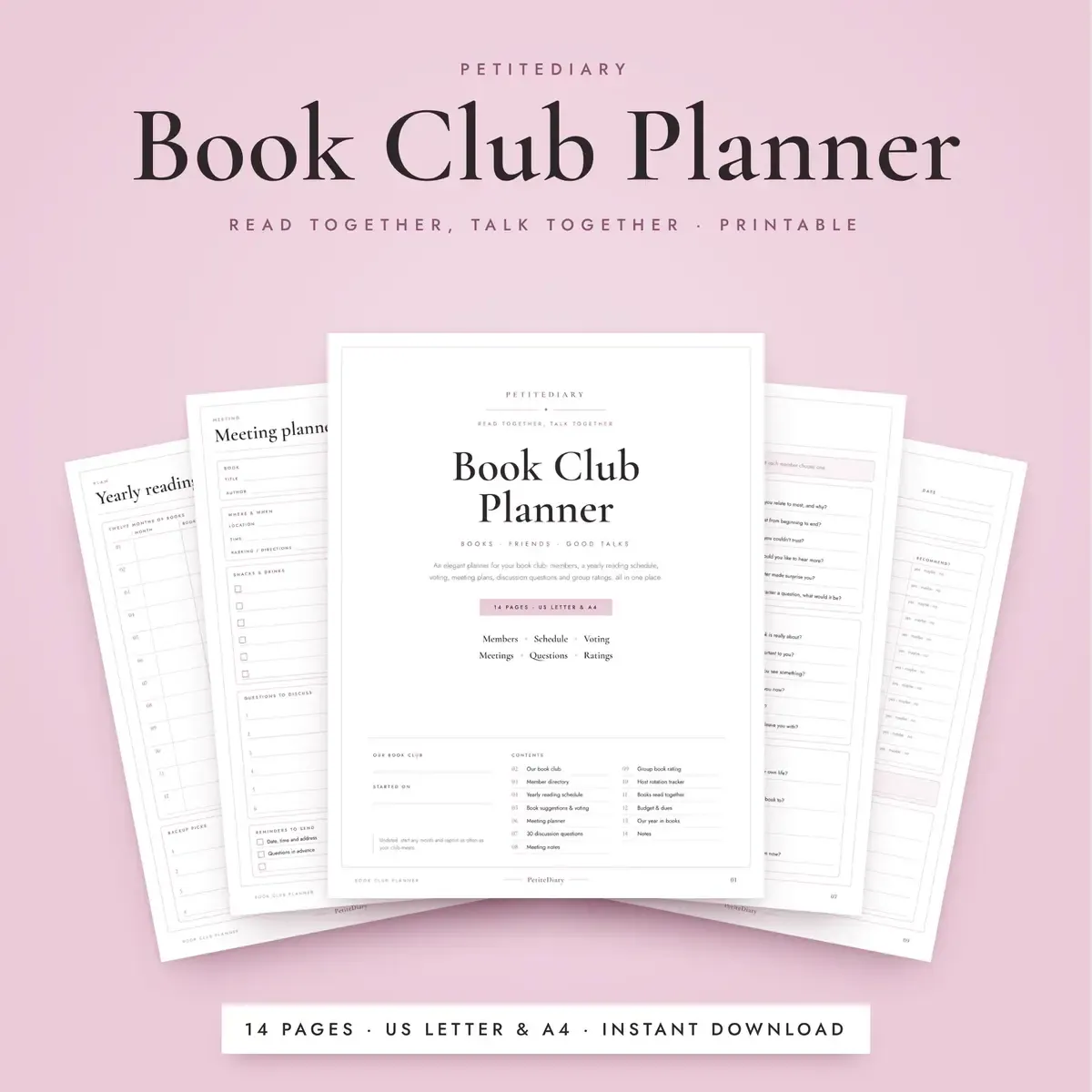 Book Club Planner