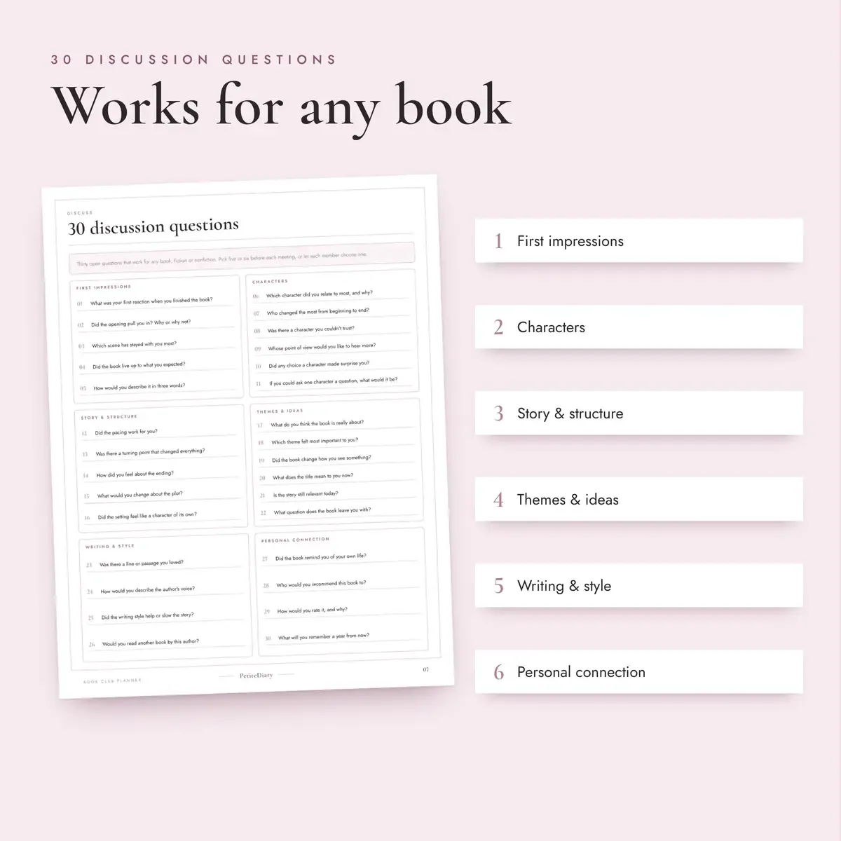 Book Club Planner, image 3