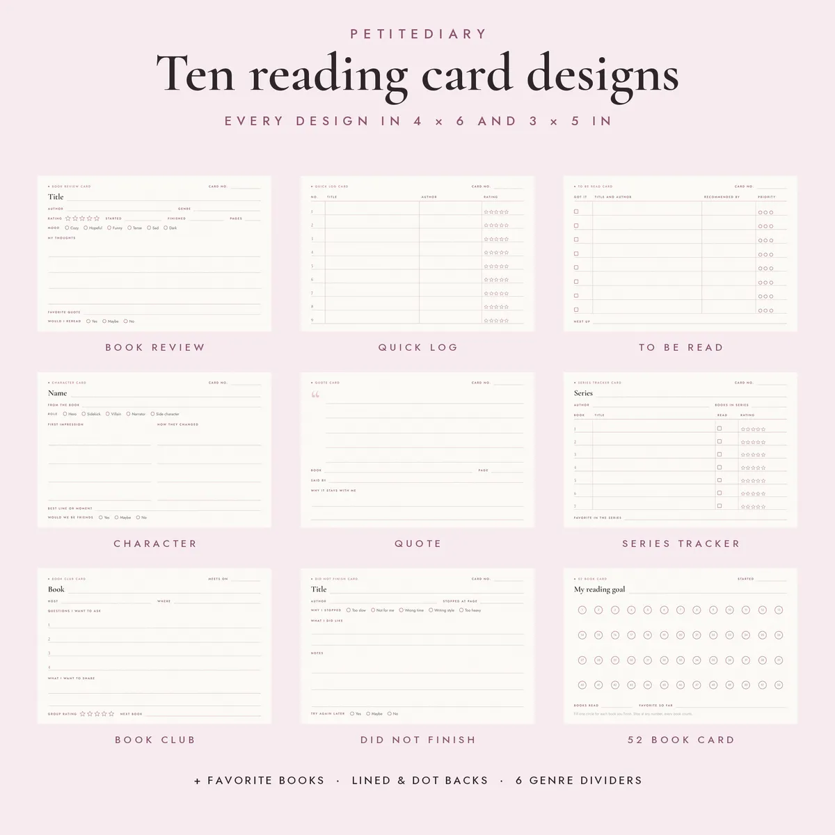 Book Review & Reading Cards, image 2