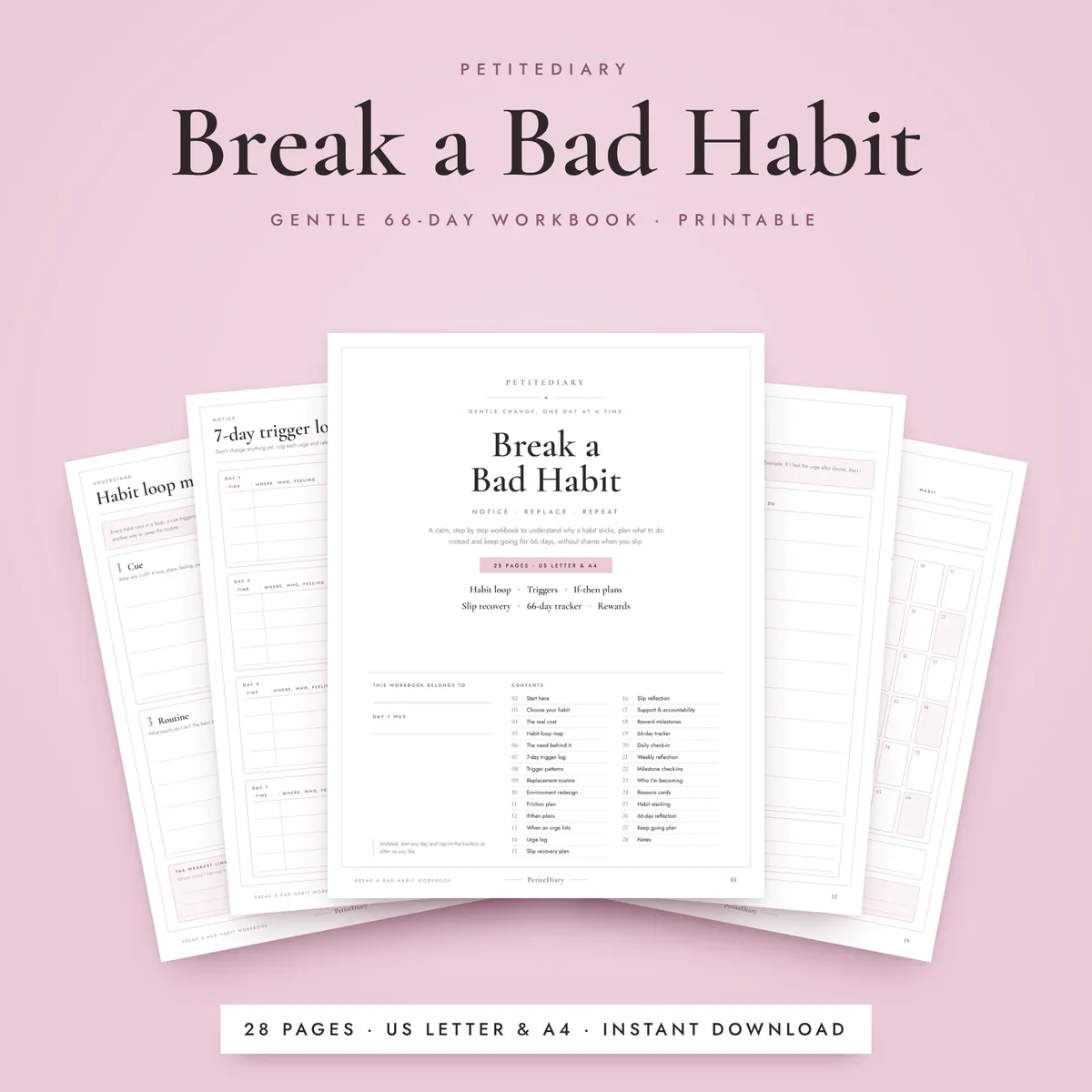 Break Bad Habits Workbook