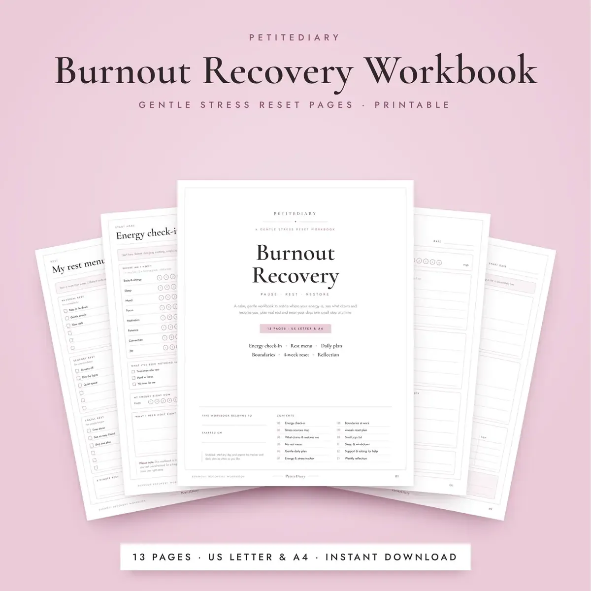 Burnout Recovery Workbook