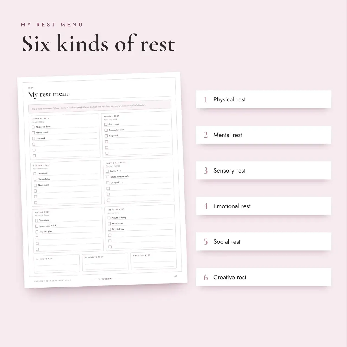 Burnout Recovery Workbook, image 3