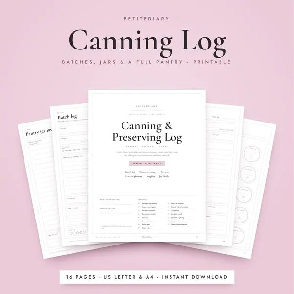 Canning Log