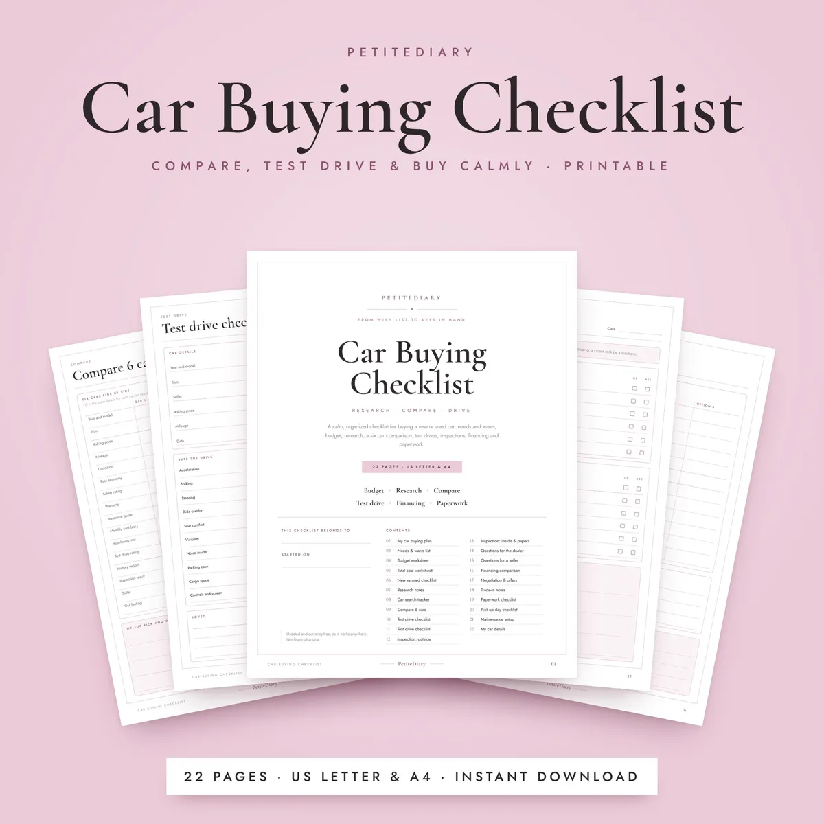 Car Buying Checklist