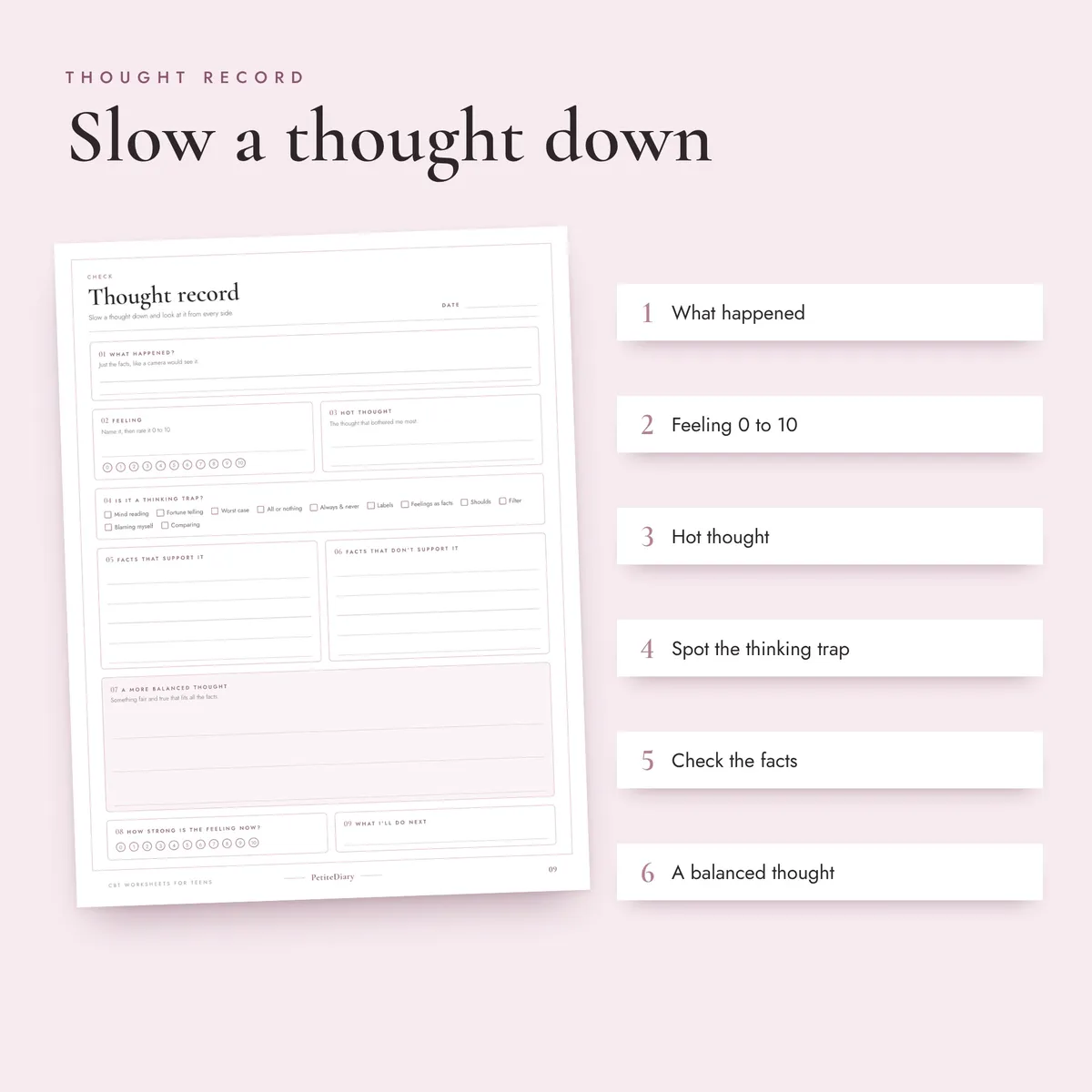 CBT Worksheets for Teens, image 3