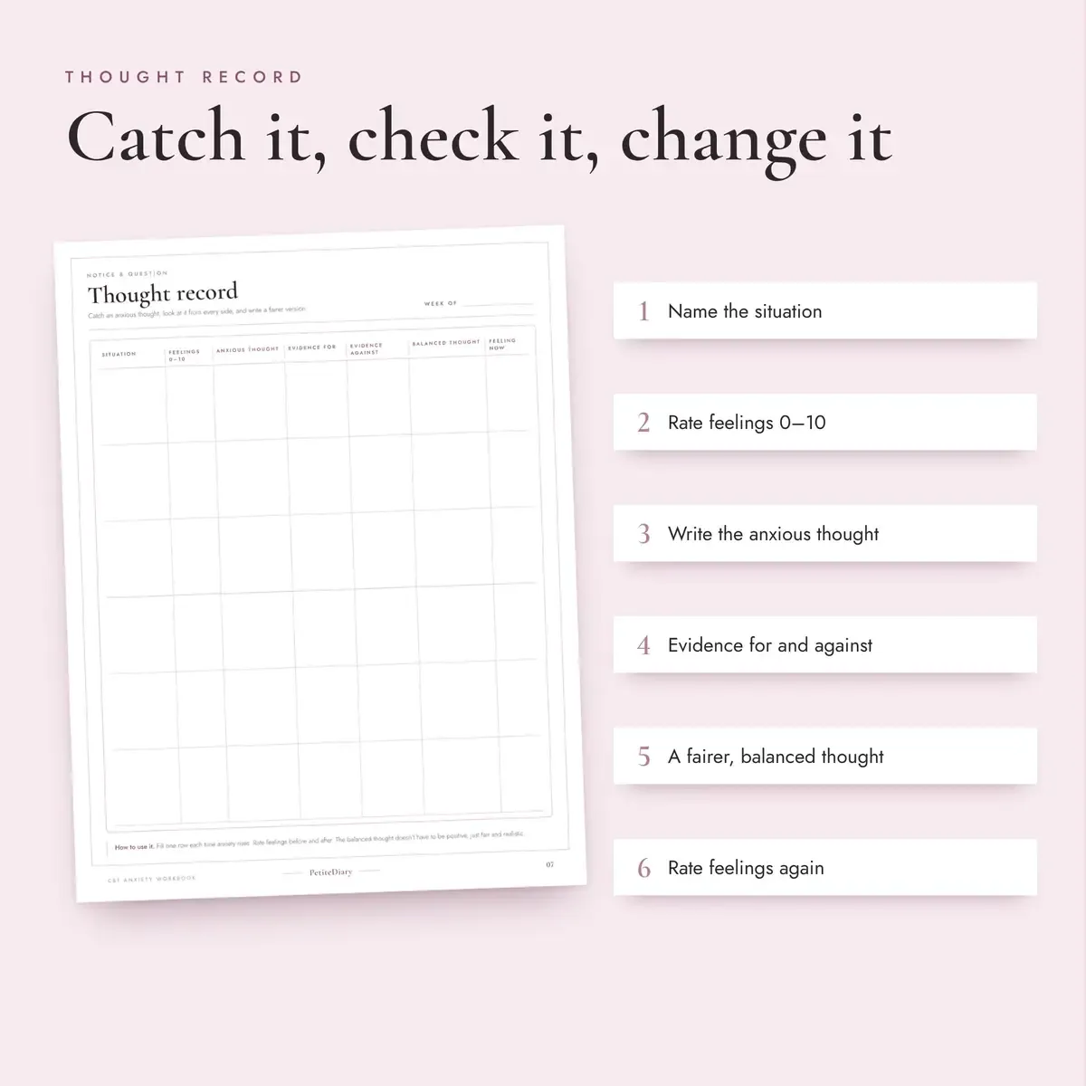CBT Worksheets, image 3