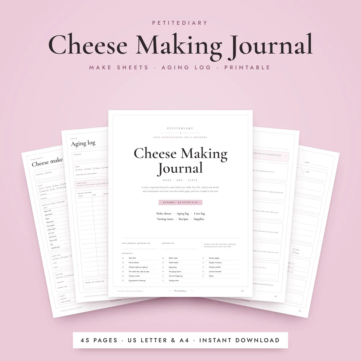 Cheese Making Journal