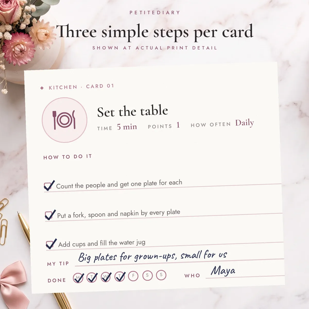 Chore Cards 3x5 for Families, image 4