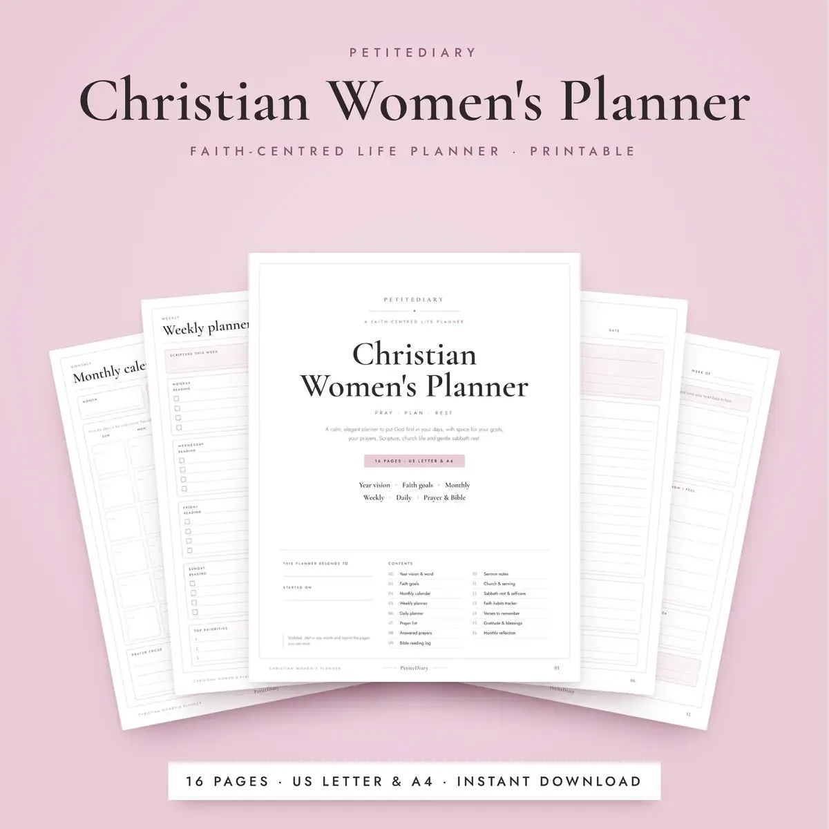 Christian Planner for Women