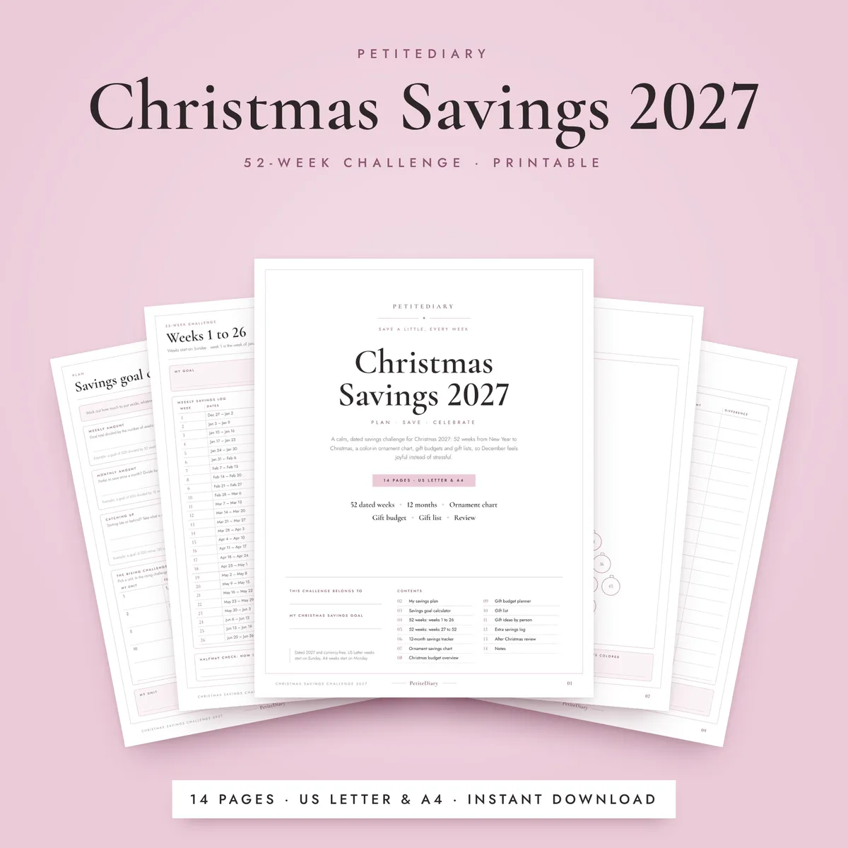 Christmas Savings Challenge 2027