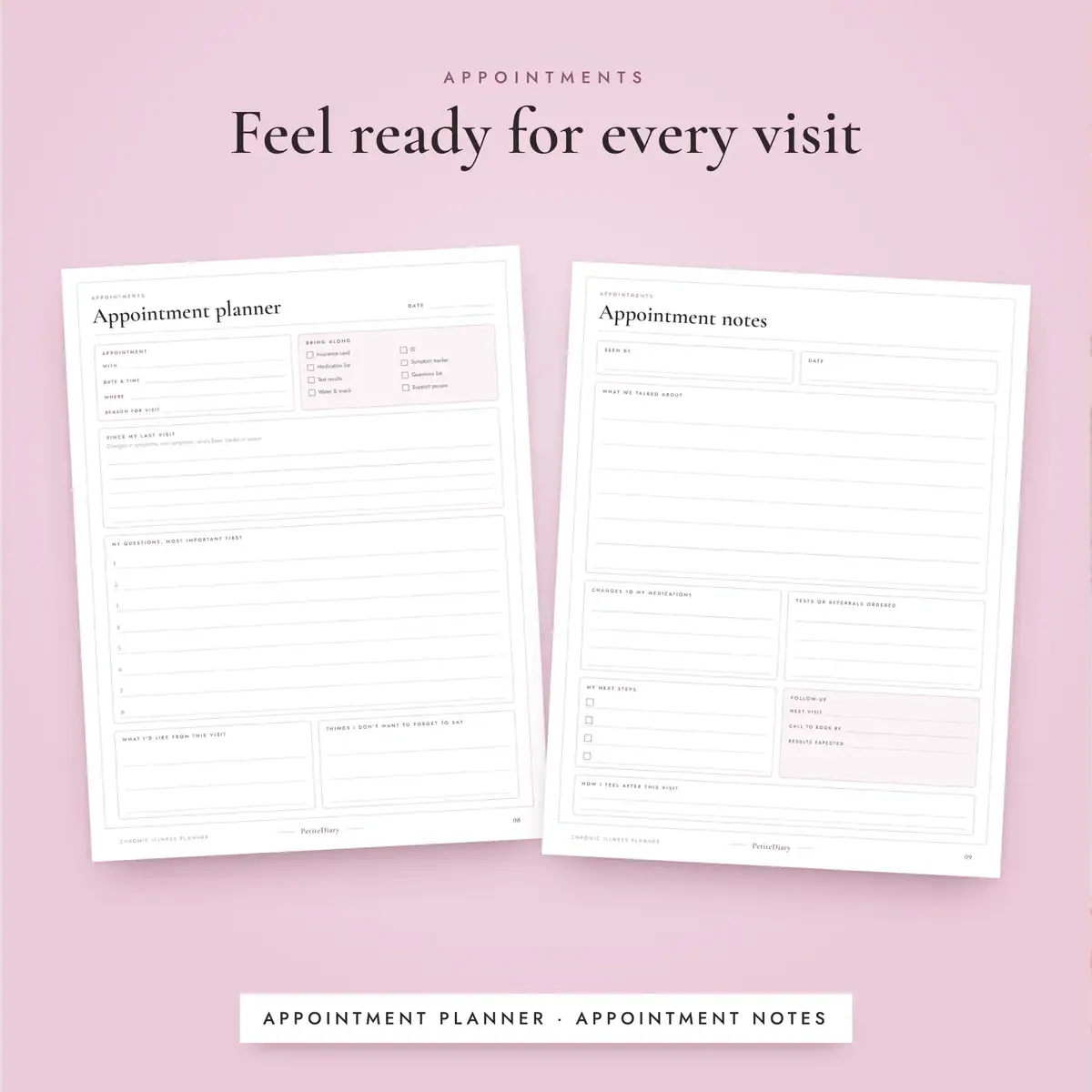 Chronic Illness Planner, image 4