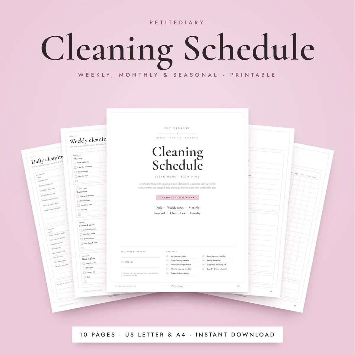 Cleaning Schedule