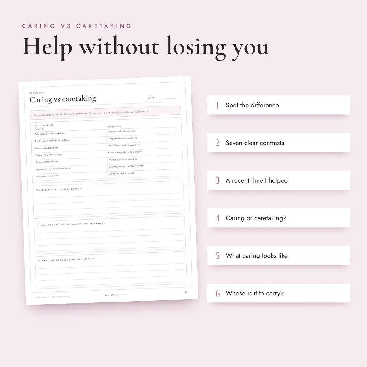 Codependency Workbook, image 3