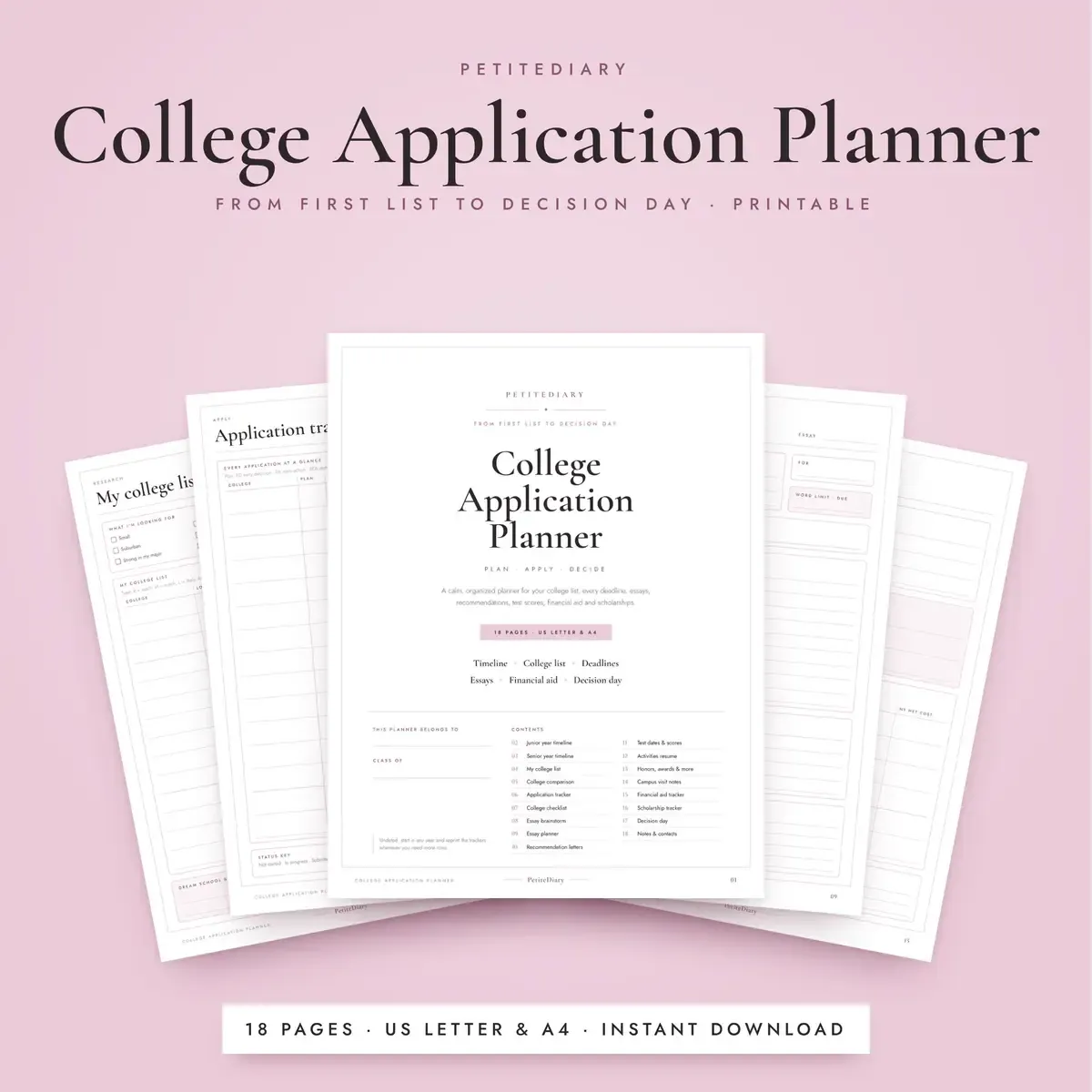 College Application Planner