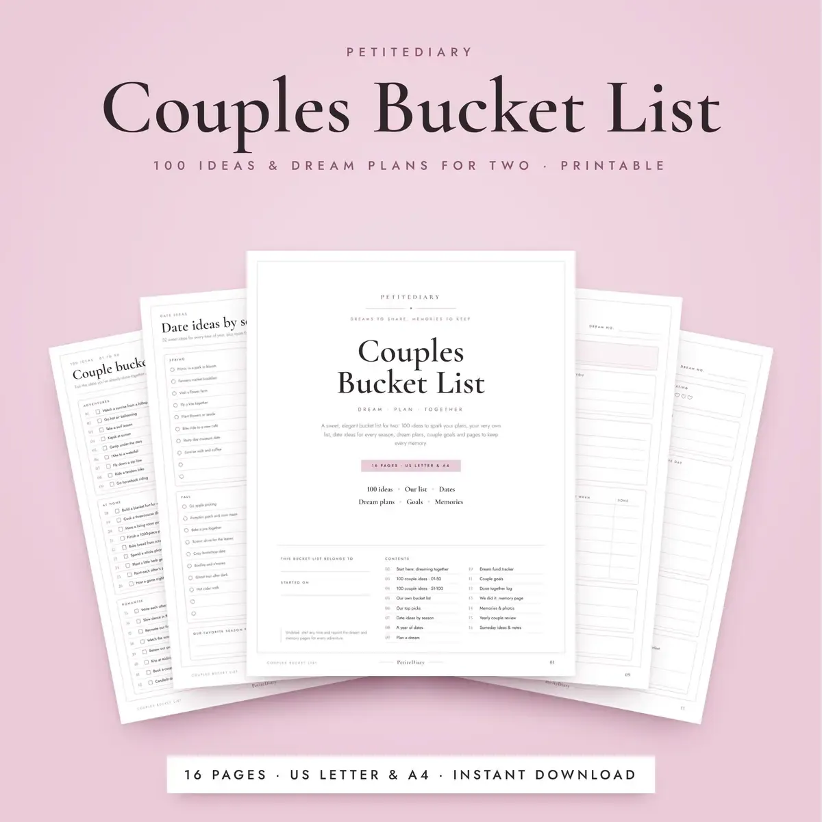 Couples Bucket List