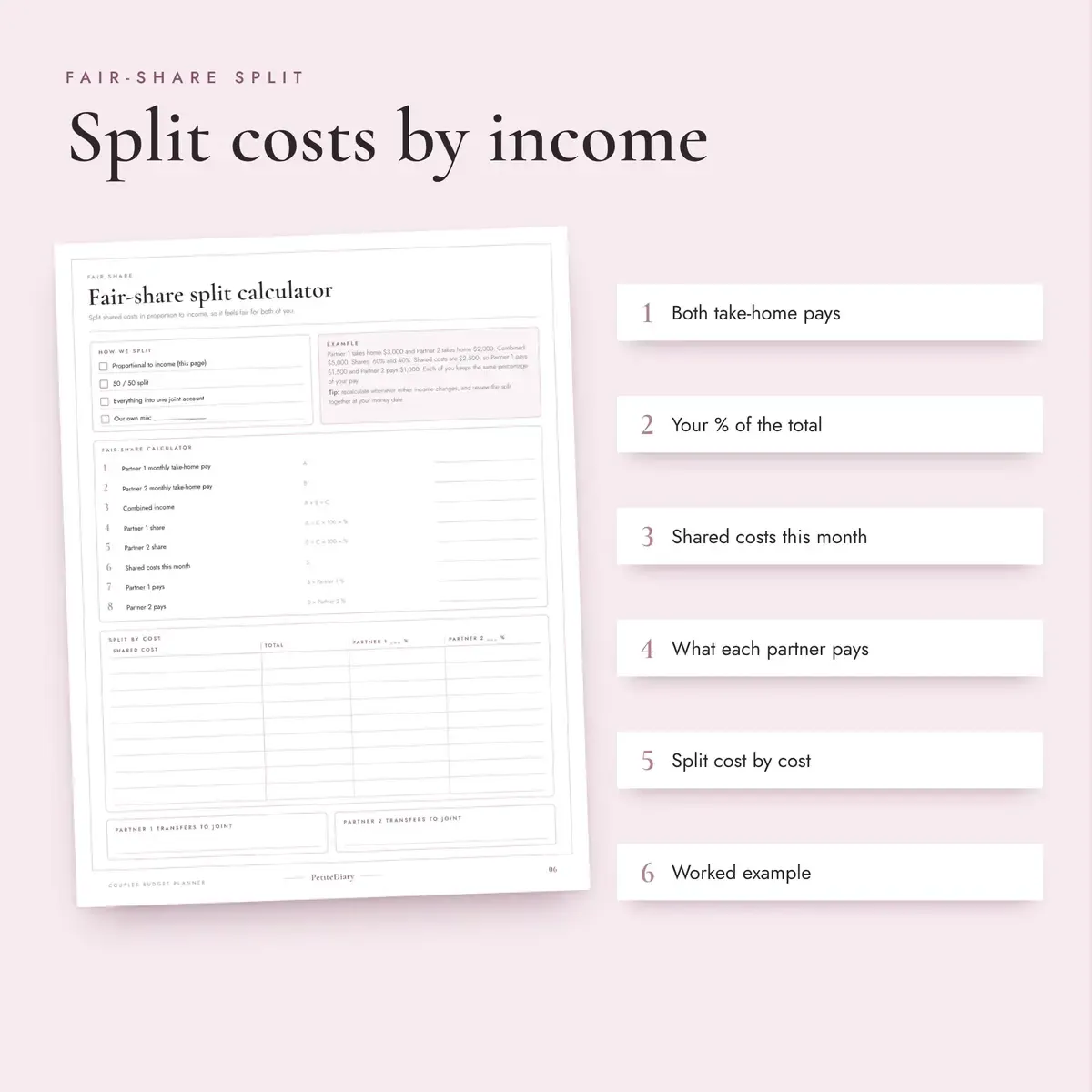 Couples Budget Planner, image 3