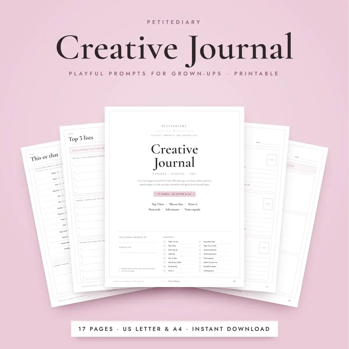 Creative Journal for Adults