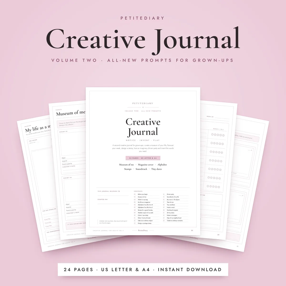 Creative Journal for Adults Vol 2