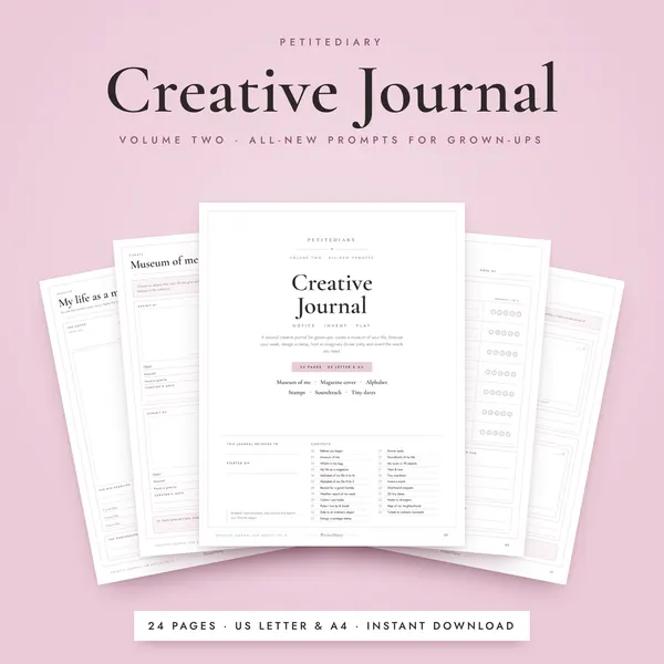 Creative Journal for Adults Vol 2