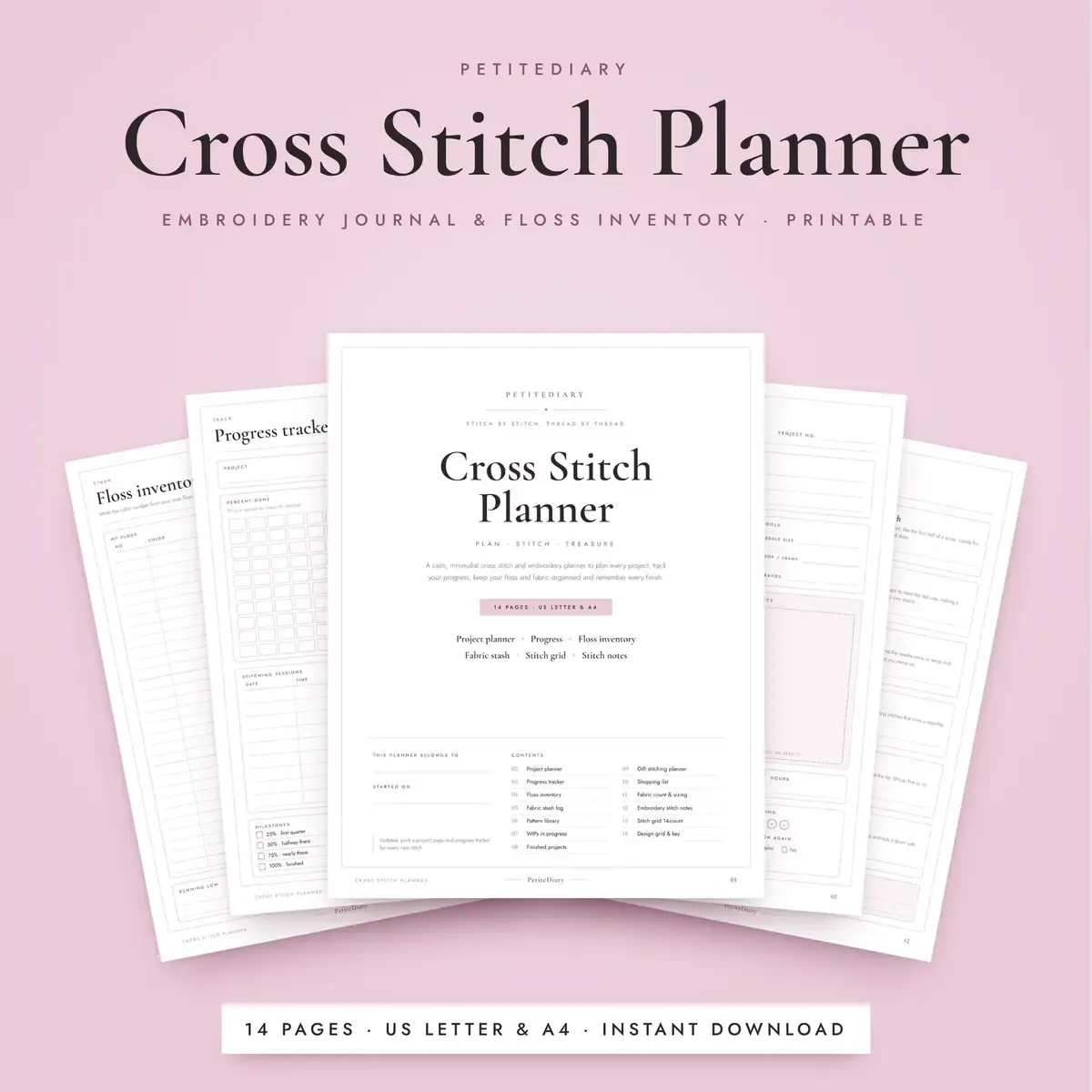 Cross Stitch Planner