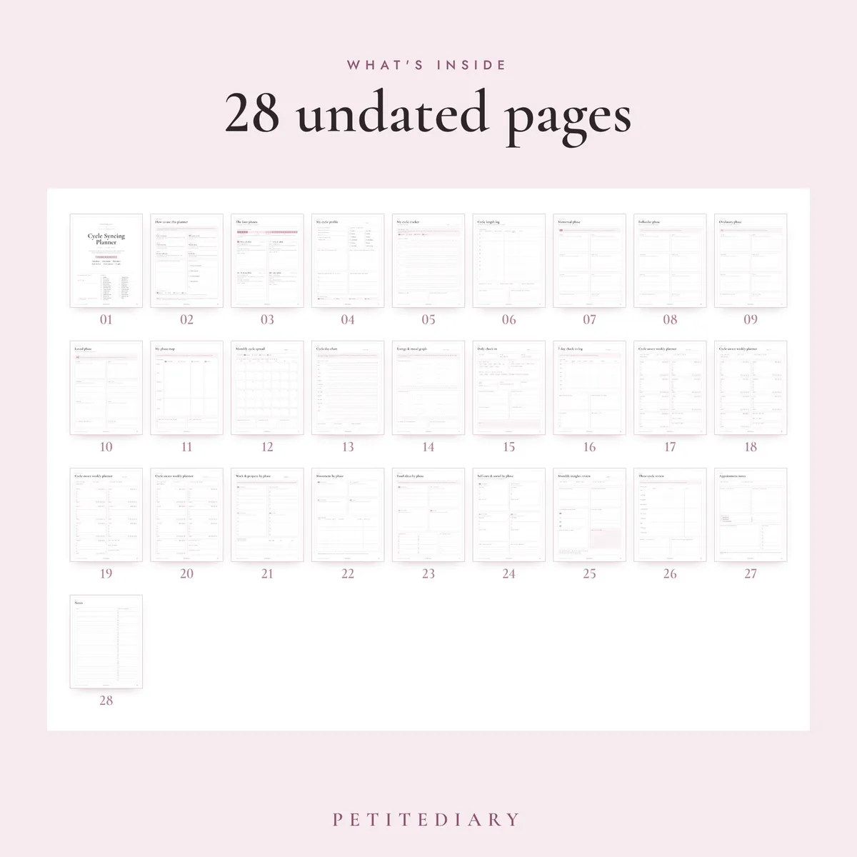 Cycle Syncing Planner, image 2