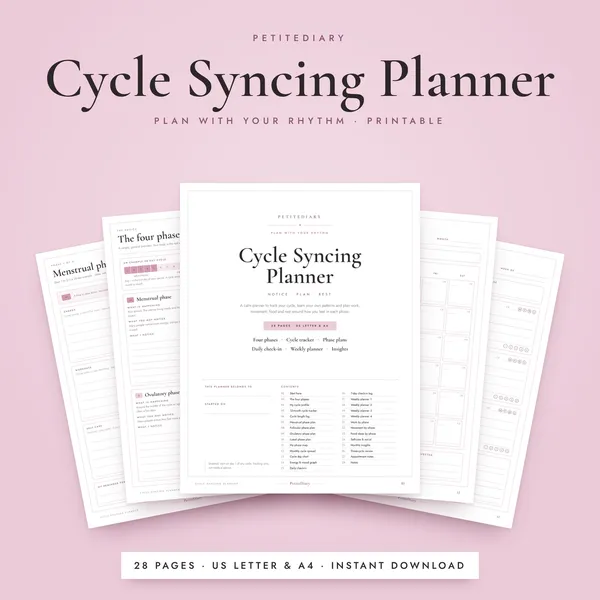 Cycle Syncing Planner