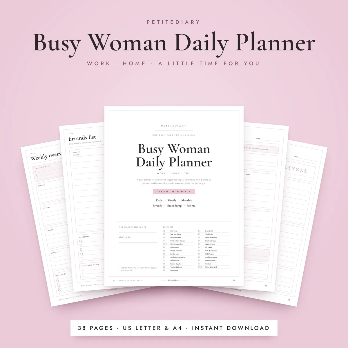 Daily Planner for Busy Women