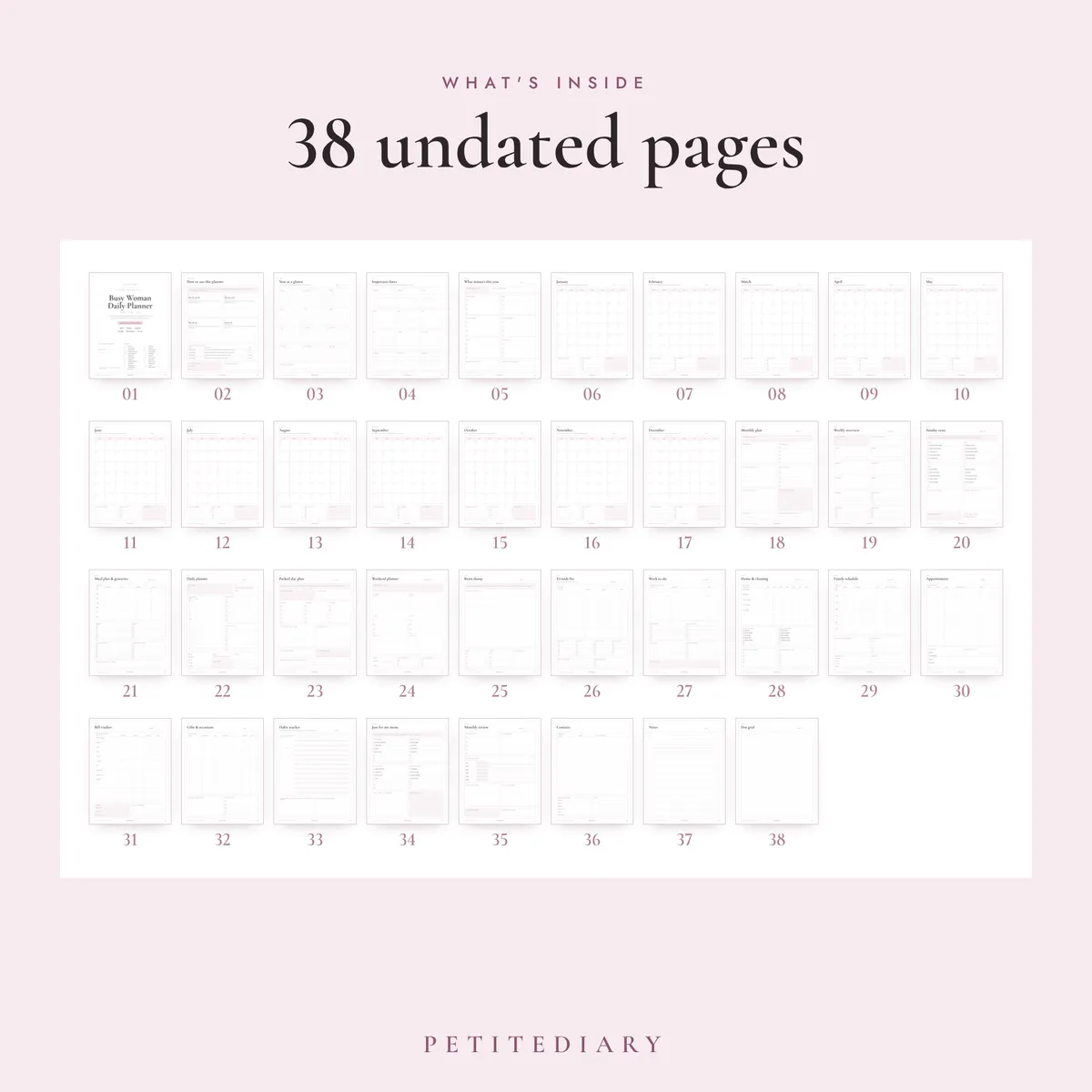 Daily Planner for Busy Women, image 2
