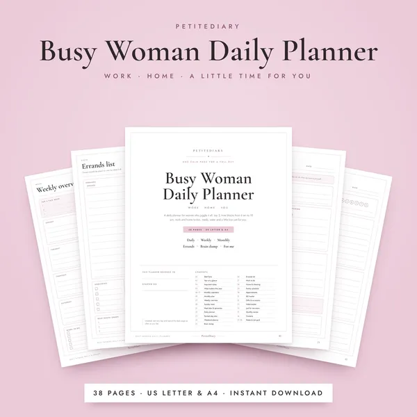 Daily Planner for Busy Women