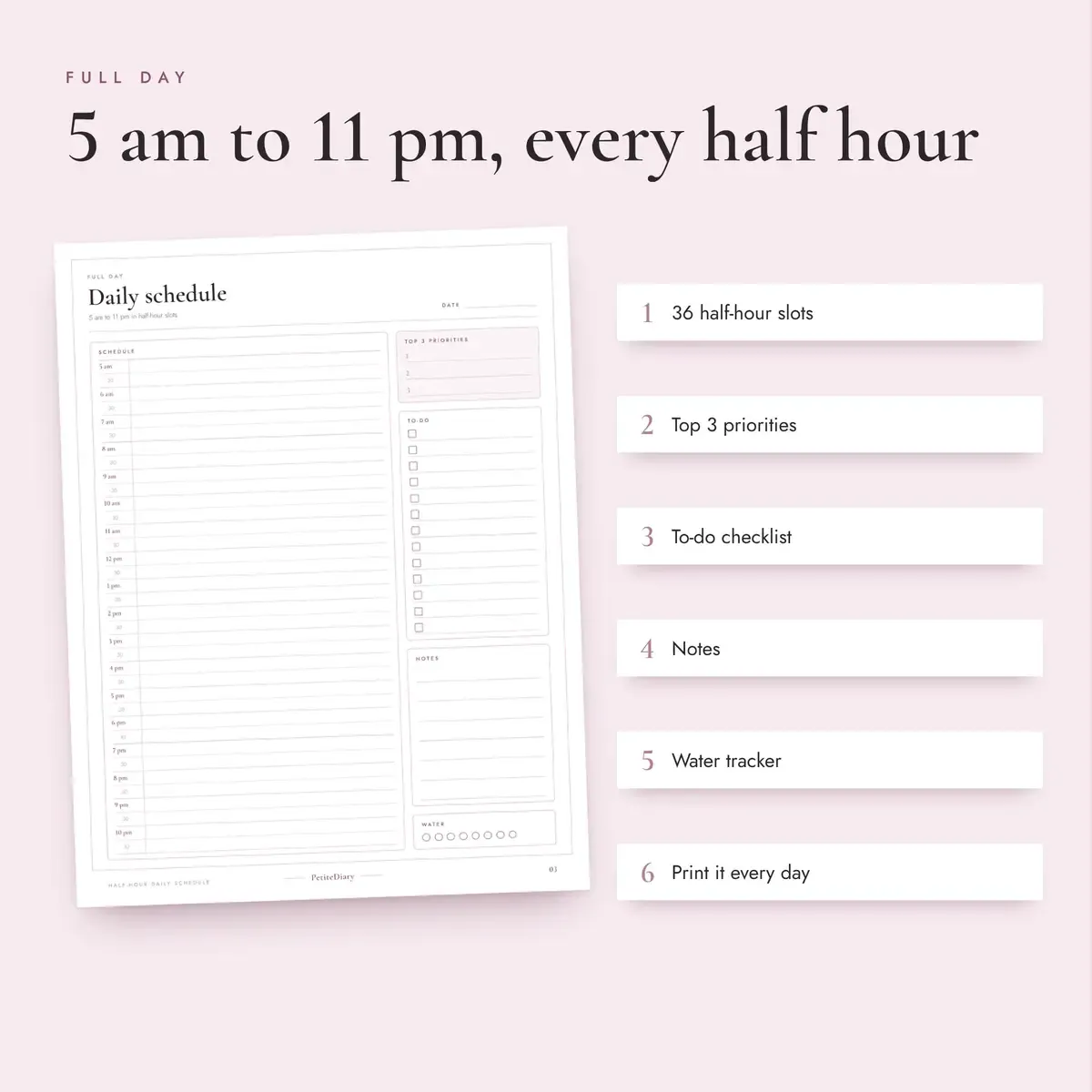 Daily Schedule, image 3