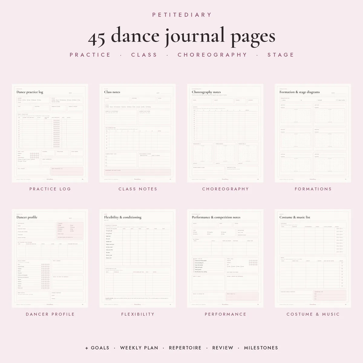 Dance Practice Journal, image 2