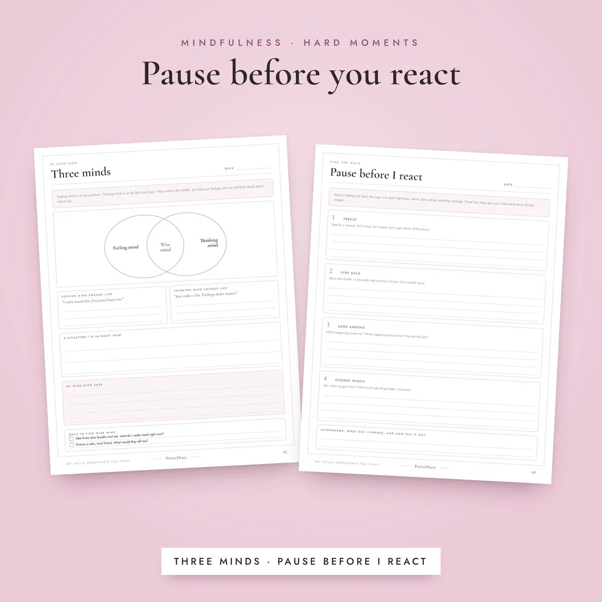 DBT Worksheets for Teens, image 4