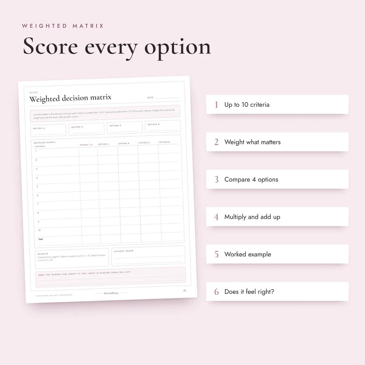 Decision Making Worksheets, image 3