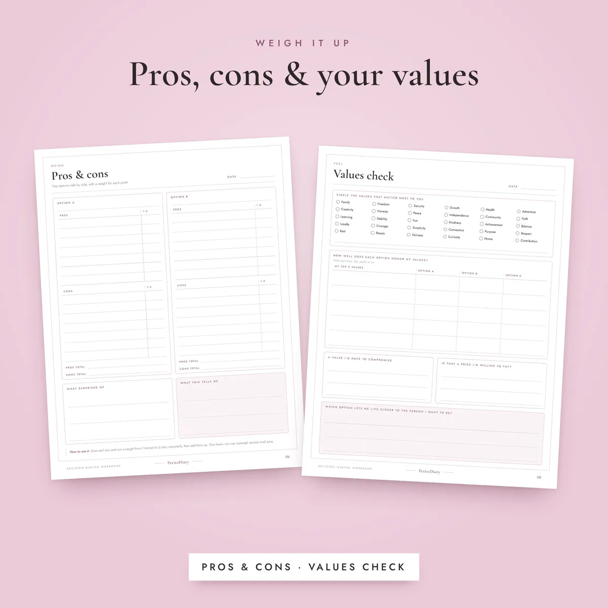 Decision Making Worksheets, image 4