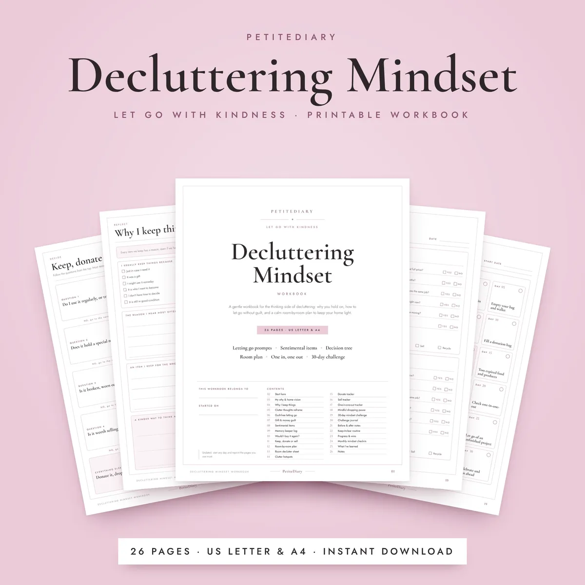 Decluttering Workbook