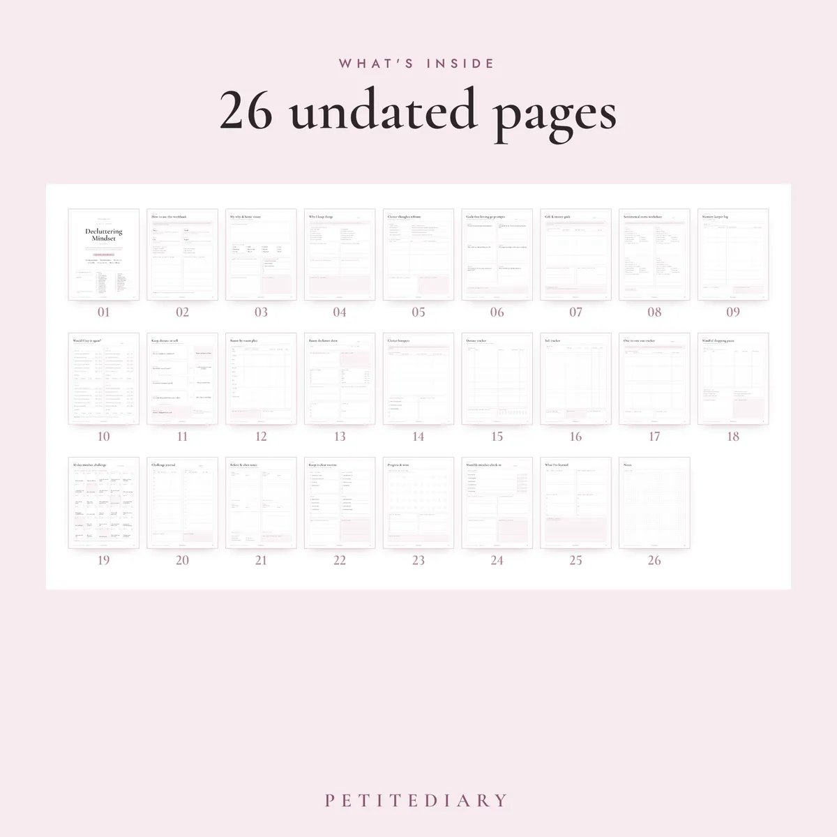 Decluttering Workbook, image 2
