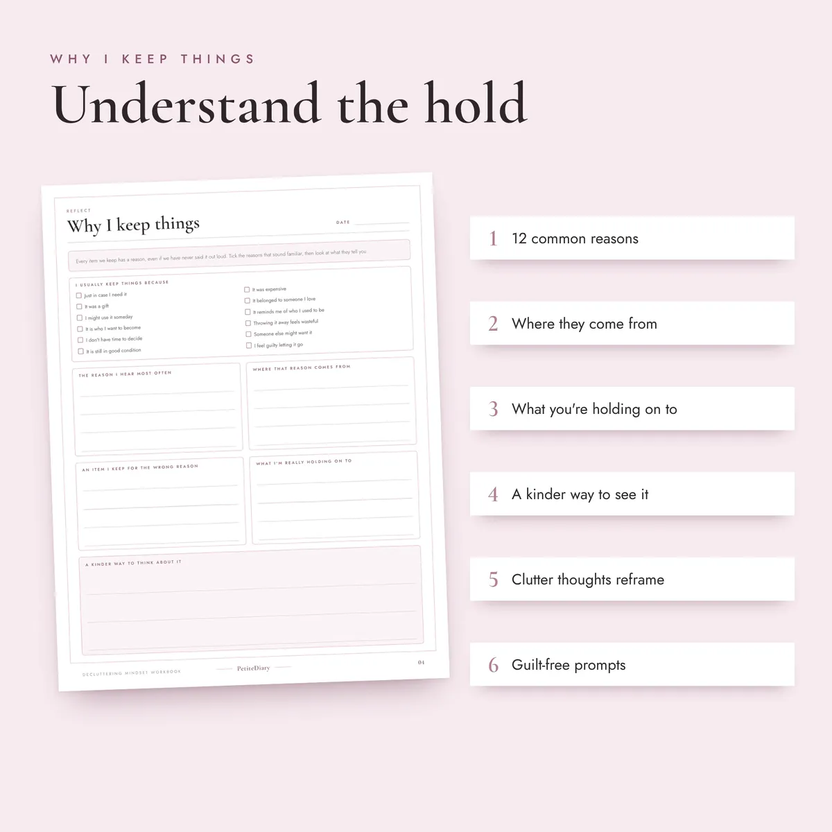 Decluttering Workbook, image 3