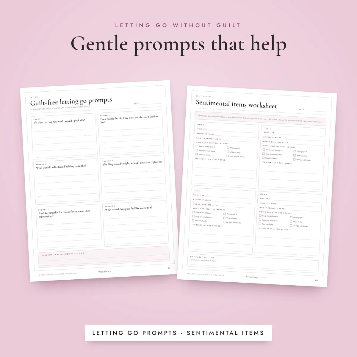 Decluttering Workbook, image 4