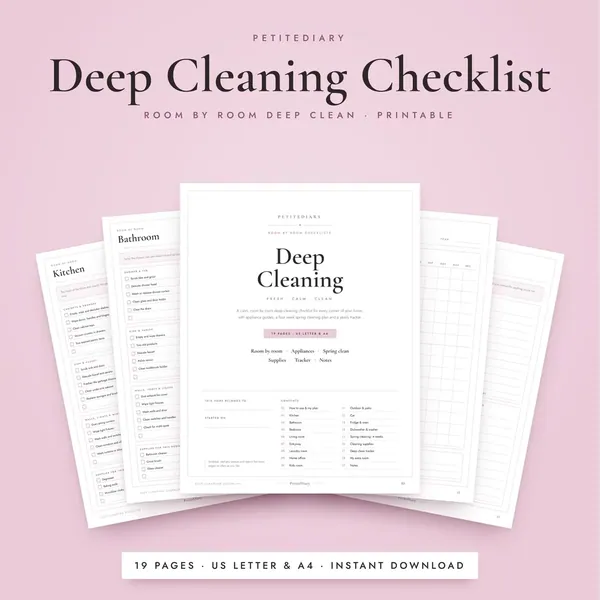 Deep Cleaning Checklist