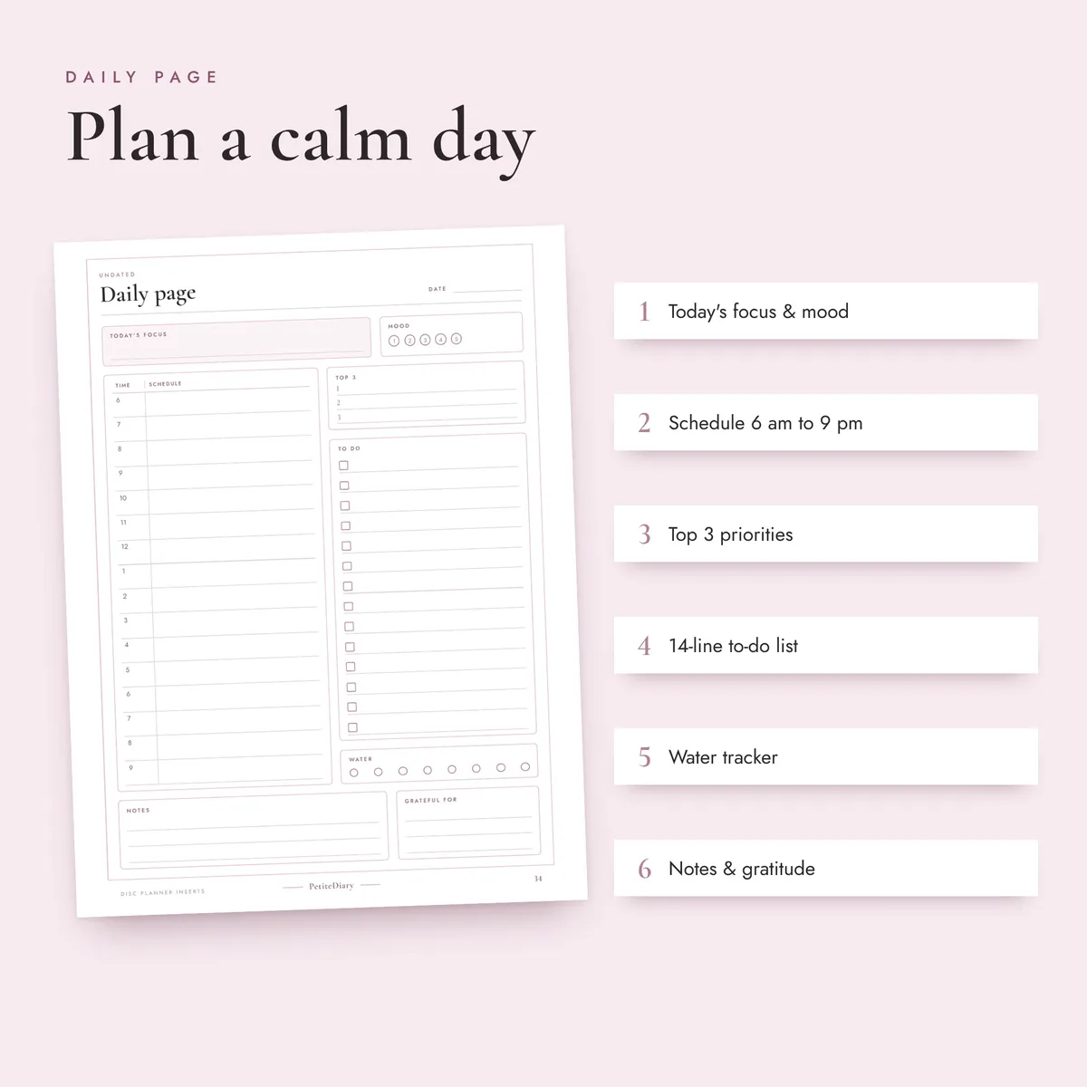Disc Planner Inserts, image 3