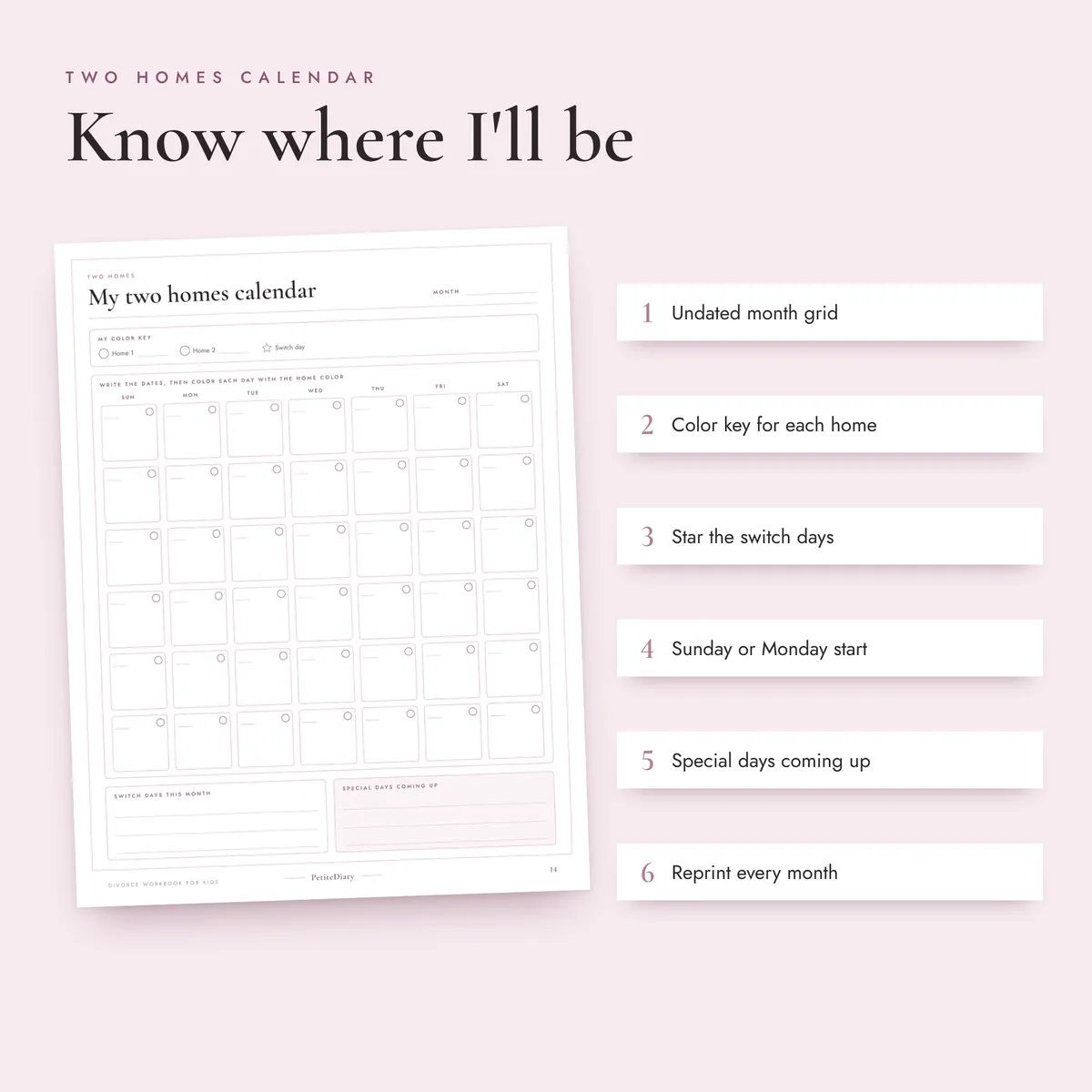Divorce Workbook for Kids, image 3